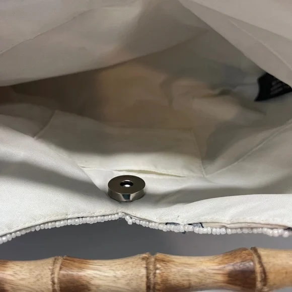 Blue Floral Beaded Bag NWT TikTok Instagram Viral - Picture 10 of 11